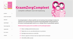 Desktop Screenshot of kraamzorgcompleet.nl